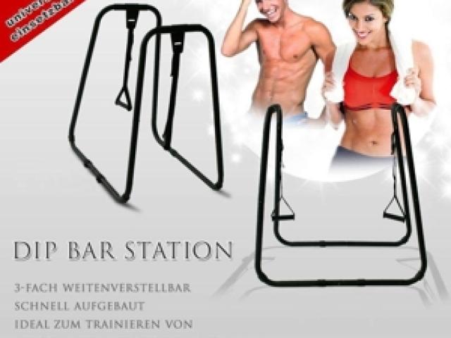 Fitnessgerät Dip Station Dipständer mit reichhaltigem Zubehör! - 1