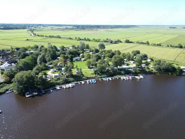 Campingplatz in direkter Wasserlage an der Eider, zwischen Hamburg und Flensburg, Steganlagen - 1