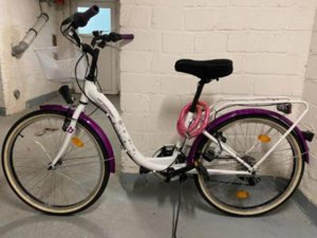 Mädchen Fahrrad 24" Bergsteiger 8-11 Jahre Pink Weiss Shimano - 1